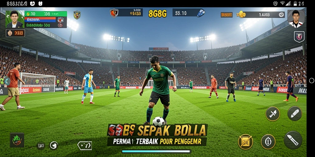 Gameplay 8G8G yang seru dan mendebarkan saat bertanding.