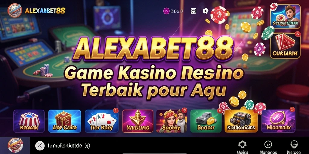 Screenshot gameplay ALEXABET88 yang menampilkan suasana kasino yang menegangkan.
