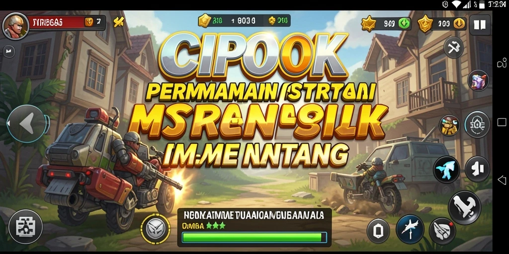 Tampilan gameplay strategi menegangkan di CIPOK.