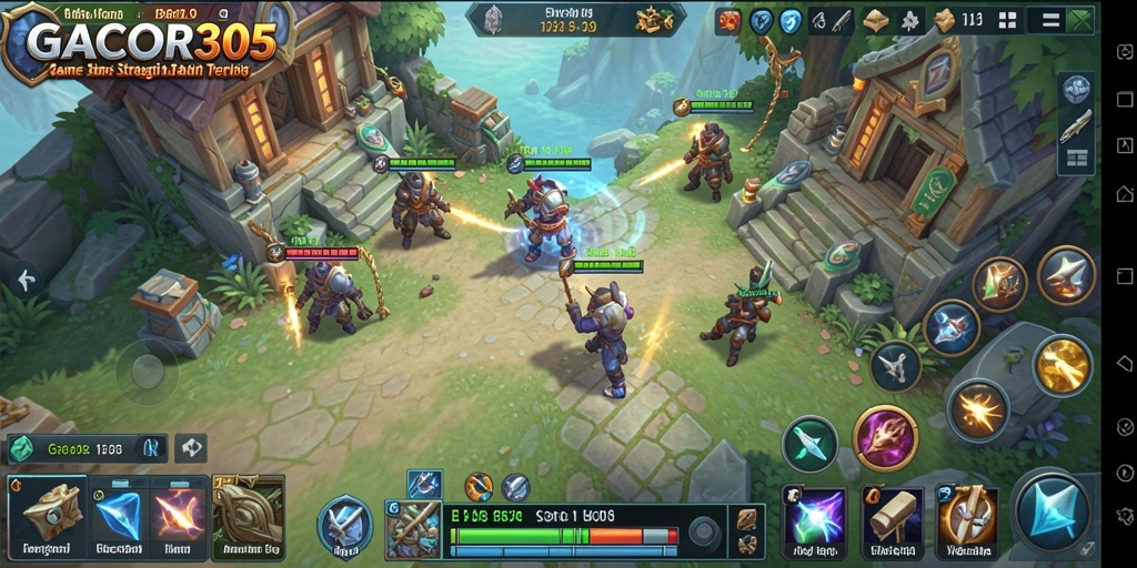 Tampilan menarik dari gameplay seru GACOR305 dalam aksi.