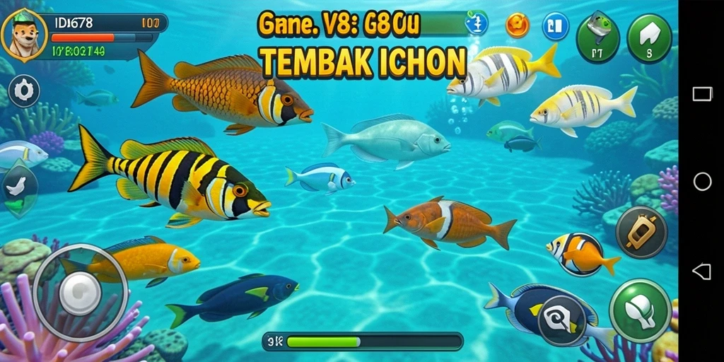 Menampilkan gameplay menarik dari Tembak Ikan di ID678.