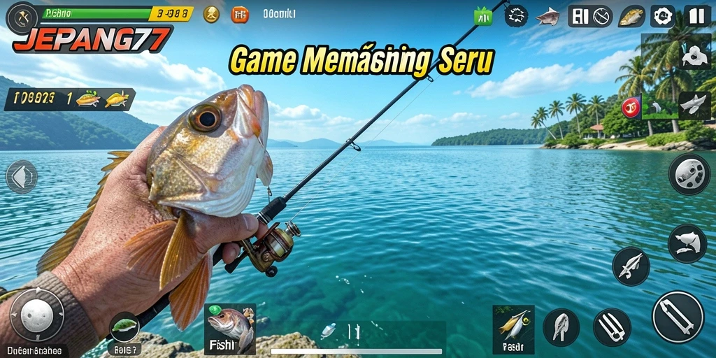 Gameplay JEPANG77 yang menampilkan pengalaman memancing yang menarik.