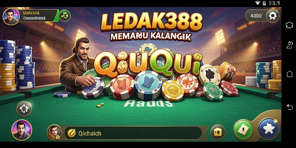 Tampilan gameplay QiuQiu yang seru di LEDAK388.