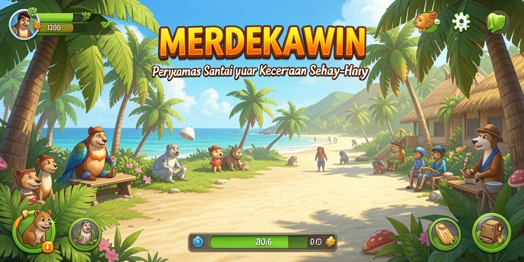 Screenshot gameplay menunjukkan keseruan bermain MERDEKAWIN.