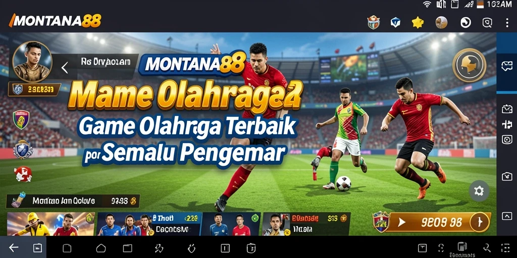 Tampilan gameplay MONTANA88 yang seru dan energik.