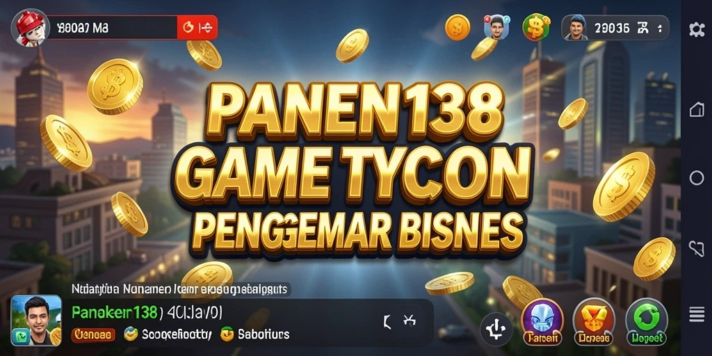 Tampilan gameplay seru dalam PANEN138 menunjukkan tantangan manajemen bisnis.