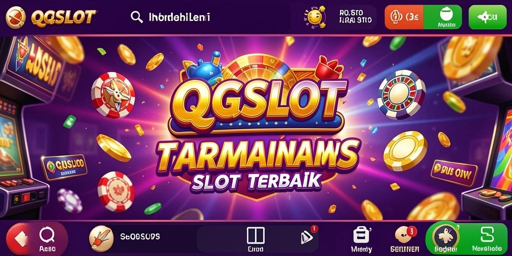 Screenshot utama QQSLOT menampilkan gameplay seru dan grafis menawan.