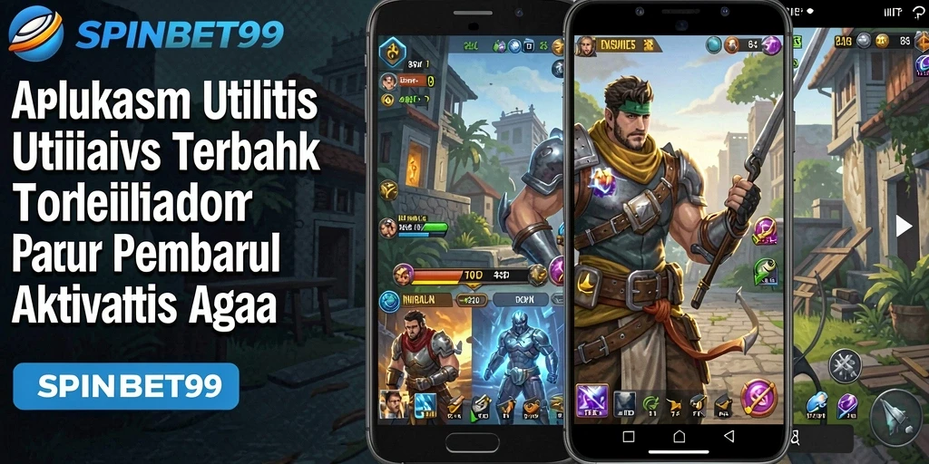 Tampilan utama SPINBET99 yang menarik dengan fitur-fitur utilitas.