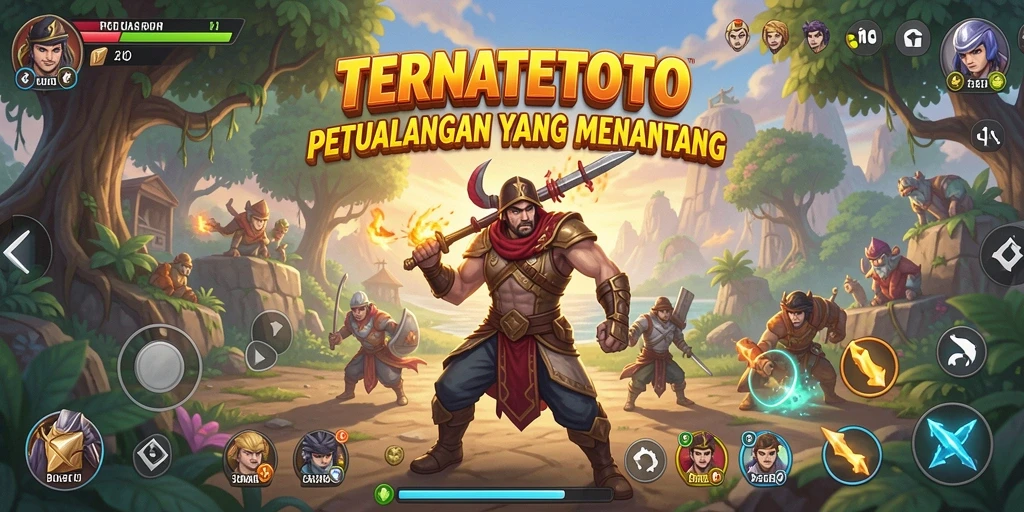 Screenshot gameplay TERNATETOTO dengan aksi petualangan menegangkan.